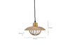 Chakai Wood & Metal Pendant - Small