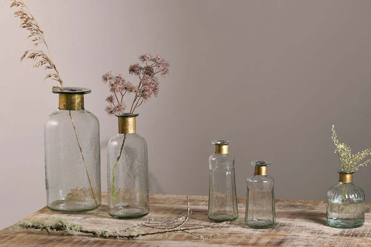 Chara Hammered Bottle - Decorative