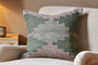 Dhanda Recycled Wool Cushion Cover - Moss & Natural