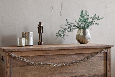 Danvi Glass Drop Garland - Brass & Clear