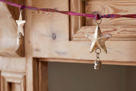 Didi Star Garland - Antique Brass