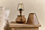 Dimalai Recycled Glass Table Lamp - Brown Smoke