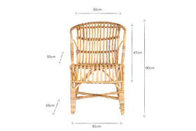 Ajaya Rattan Dining Chair