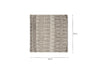 Aahna Wool Cushion Cover - Charcoal