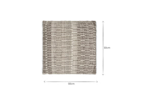 Aahna Wool Cushion Cover - Charcoal