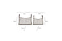 Adah Iron Baskets - Brown (Set of 2)