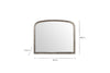Almora Wall Mirror - Antique Nickle