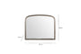 Almora Wall Mirror - Antique Nickle