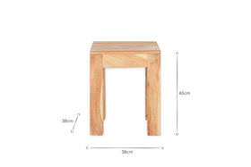 Anbarasi Acacia Side Table - Natural