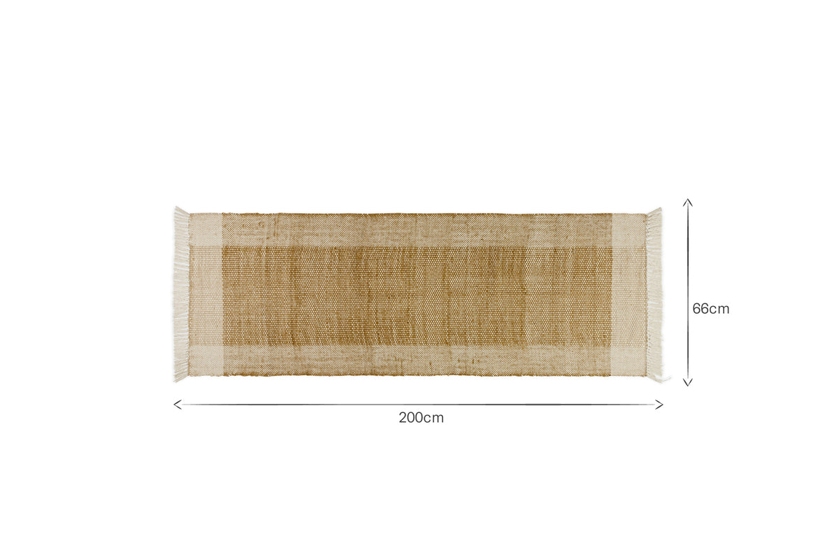 Andro Jute & Cotton Runner - Natural