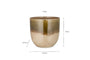 Almeida Reactive Glaze Plant Pot - Olive & Natural