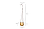 Atsu Brass Hanging Planter