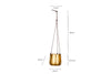 Atsu Brass Hanging Planter