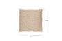 Atifa Cotton & Wool Cushion Cover - Natural