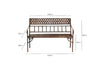 Bahula Decorative Iron Bench