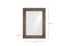 Bahula Decorative Outdoor Mirror - Rust
