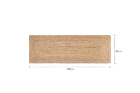 Braided Hemp Floor Runner