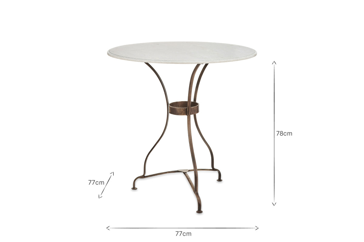 Parwaha Marble Bistro Table