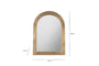 Cayce Cast Aluminum Vanity Mirror - Antique Brass