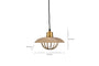 Chakai Wood & Metal Pendant - Small