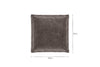 Dhara Velvet Cushion Cover - Charcoal