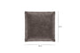 Dhara Velvet Cushion Cover - Charcoal