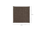 Dilli Wool Cushion Cover - Dark Brown