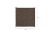 Dilli Wool Cushion Cover - Dark Brown