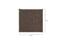Dilli Wool Cushion Cover - Dark Brown