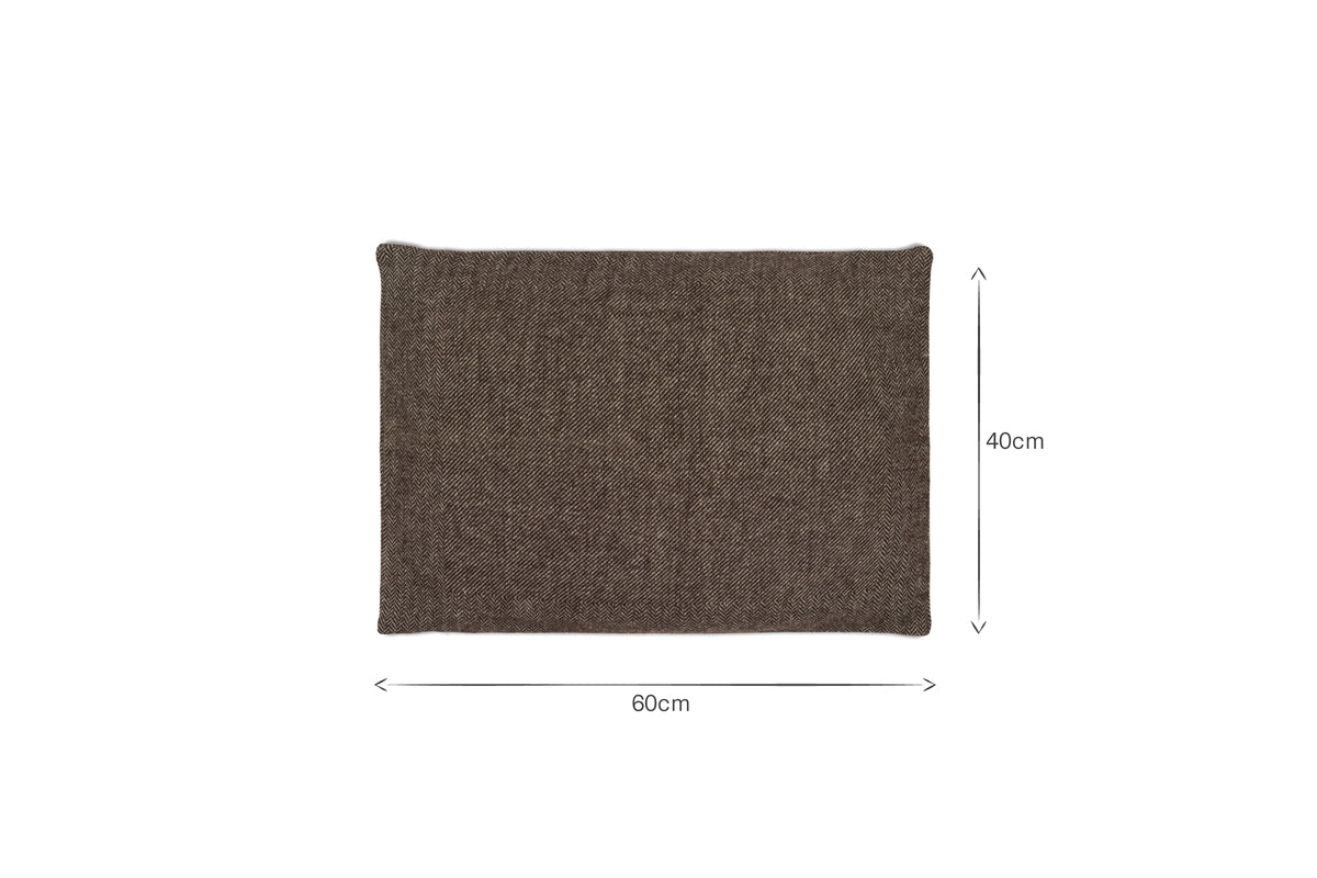 Dilli Wool Cushion Cover - Dark Brown