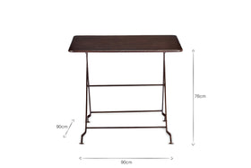 Ekete Iron Bistro Table - Large