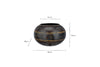Endo Reclaimed Iron Globe Planter
