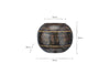 Endo Reclaimed Iron Globe Planter