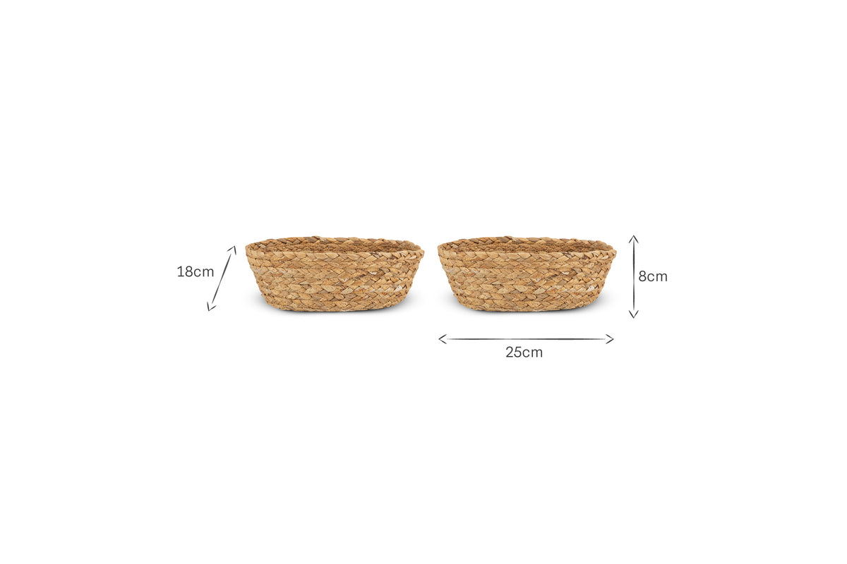 Giti Bread Baskets - Natural (Set of 2)