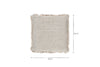 Gili Linen Cushion Cover - Dark Green & Natural