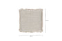 Gili Linen Cushion Cover - Dark Green & Natural