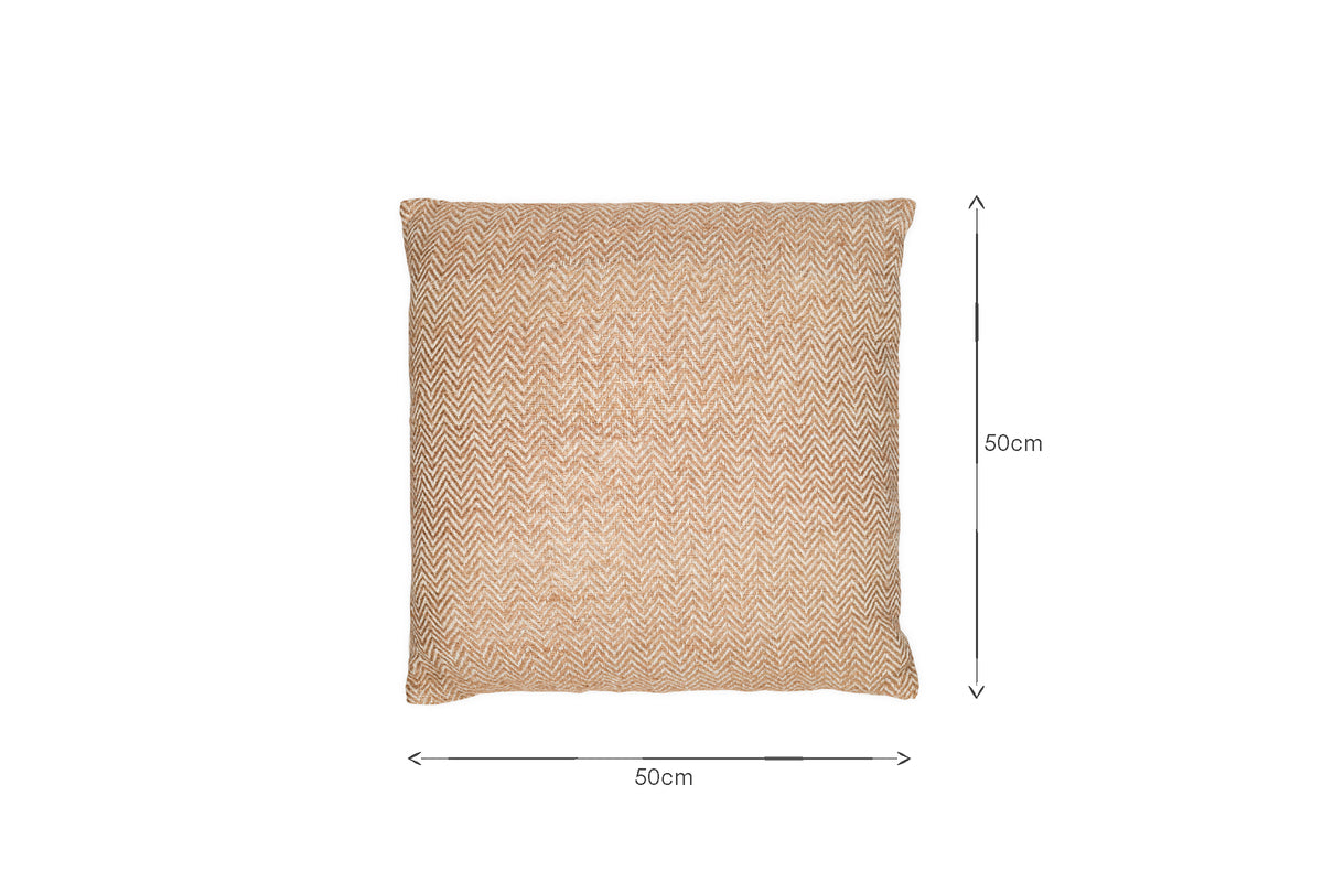 Indie Recycled Cushion Cover - Rust