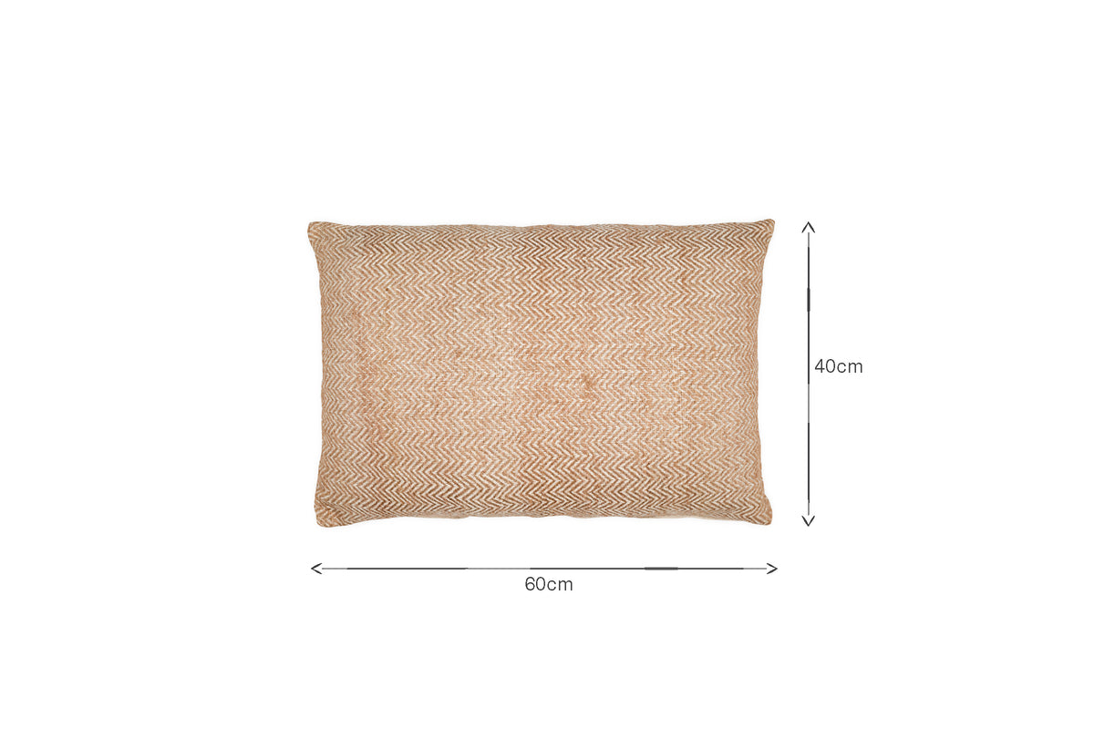 Indie Recycled Cushion Cover - Rust