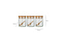 Izaan Spice Jar - Clear (Set of 3)