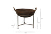 Reclaimed Iron Kadai With Grill - Medium