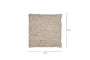 Juliyet Cotton & Wool Cushion Cover - Natural