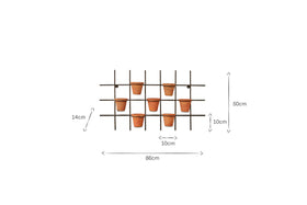 Jara Terracotta Wall Hung Planter