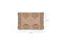 Kandy Wool & Cotton Cushion Cover - Dusty Pink