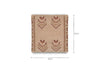 Kandy Wool & Cotton Cushion Cover - Dusty Pink