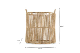 Kanika Jute Basket - Natural