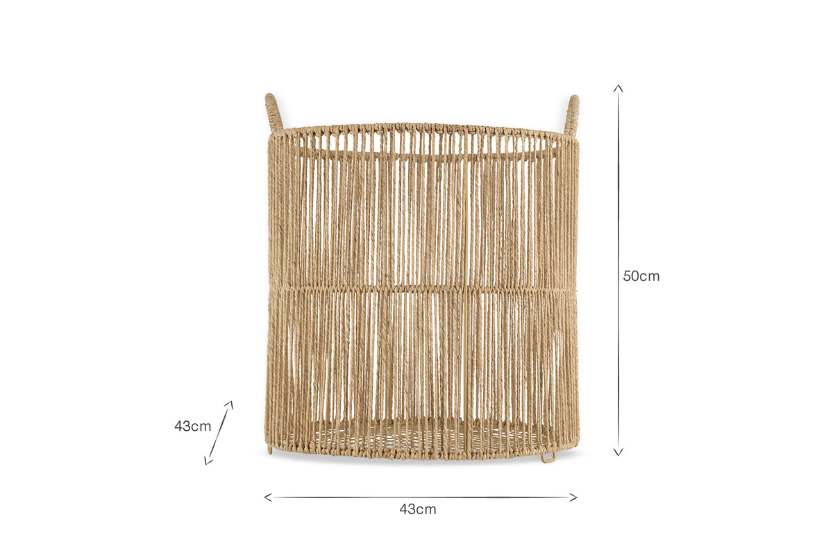 Kanika Jute Basket - Natural