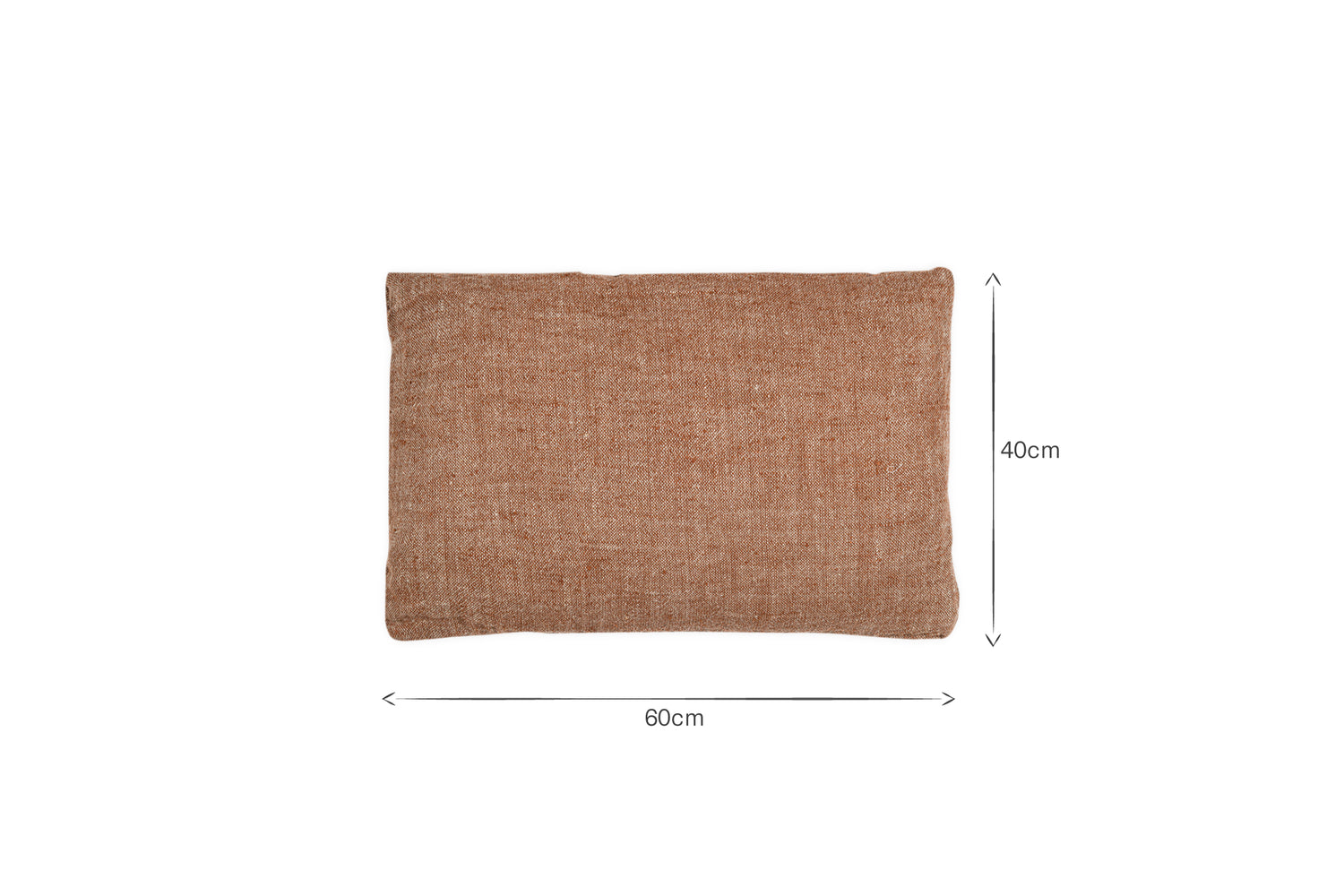 Kana Linen Cushion Cover - Rust