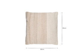 Karaya Cotton & Wool Cushion Cover - Natural