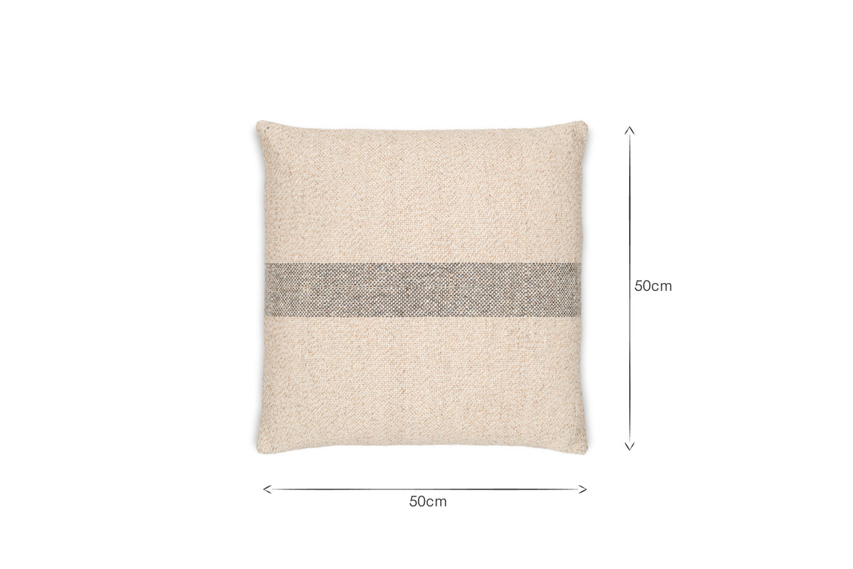 Kallu Wool & Cotton Cushion Cover - Natural