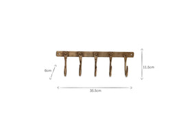 Kuna Iron Hooks - Antique Brass